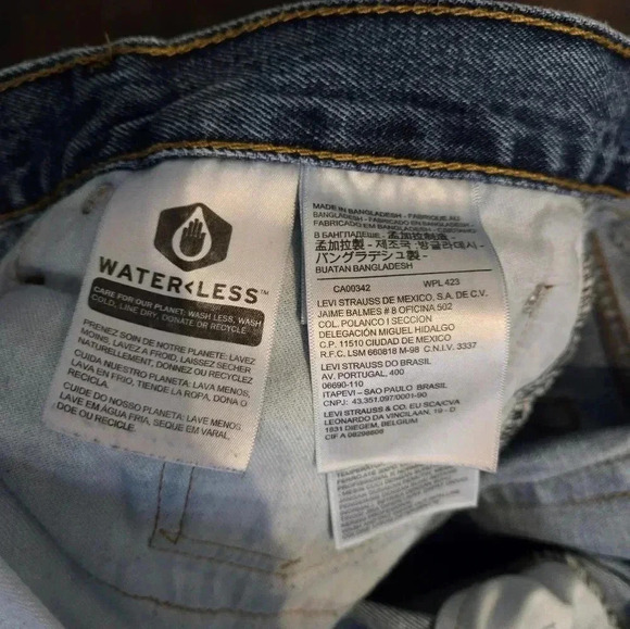 Levi’s 516 Classic Straight Leg Jeans Men’s 40x34 Mid Wash Denim Sustainable - Picture 6 of 7